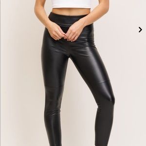 dynamite leather leggings